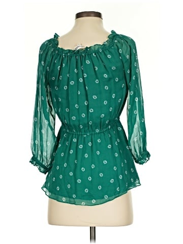 Diane von Furstenberg 3/4 Sleeve Silk Top (view 2)