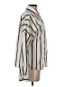 Lulus 100% Cotton Stripes Ivory Long Sleeve Button-Down Shirt Size S - photo 4