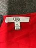 Q&A 100% Polyester Red Sleeveless Blouse Size XL - photo 7