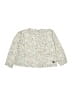 Tea 100% Cotton Floral Ivory Long Sleeve Blouse Size 3T - photo 2