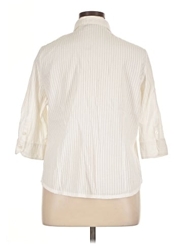 Club Z Collection 3/4 Sleeve Button-Down Shirt (view 2)