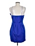 Topshop 100% Polyester Blue Cocktail Dress Size 6 - photo 2