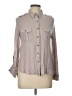 Bella D 100% Polyester Tan Long Sleeve Blouse Size L - photo 1