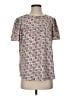Ann Taylor Paisley Gray Short Sleeve Top Size S - photo 1