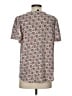 Ann Taylor Paisley Gray Short Sleeve Top Size S - photo 2