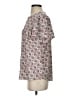 Ann Taylor Paisley Gray Short Sleeve Top Size S - photo 5