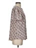 Ann Taylor Paisley Gray Short Sleeve Top Size S - photo 4