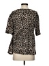Shein Animal Print Brown 3/4 Sleeve T-Shirt Size S - photo 2