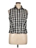 Casual Corner Annex Black Sleeveless Button-Down Shirt Size X - photo 1