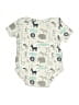 Harry & Violet Print Gray Short Sleeve Onesie Size 6-9 mo - photo 2