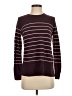 Gap Stripes Burgundy Pullover Sweater Size S - photo 1