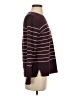 Gap Stripes Burgundy Pullover Sweater Size S - photo 4