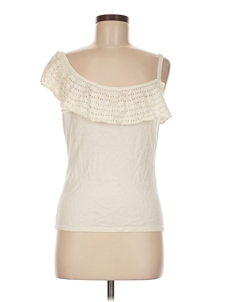 Pre-owned Cyrus Sleeveless T-shirt In White