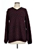 Cuddl Duds Chevron-herringbone Burgundy Pullover Sweater Size L - photo 1