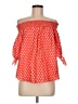 Beware! Red Orange 3/4 Sleeve Blouse Size M - photo 1