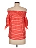 Beware! Red Orange 3/4 Sleeve Blouse Size M - photo 2