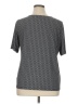 Tahari Gray Short Sleeve Blouse Size XL - photo 2
