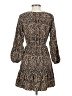 Old Navy 100% Rayon Animal Print Brown Casual Dress Size S - photo 2