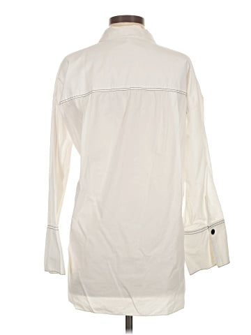 Zara TRF 3/4 Sleeve Button-Down Shirt (view 2)