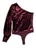 Lulus Burgundy Long Sleeve Top Size M - photo 2