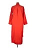 Unbranded 100% Polyester Orange Casual Dress Size XXL - photo 2