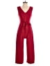 Calvin Klein Solid Red Jumpsuit Size 2 - photo 1