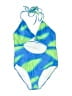 Unbranded Tie-dye Blue One Piece Swimsuit Size 2XL - photo 1