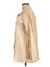 Zeagoo 100% Cotton Tan 3/4 Sleeve Button-Down Shirt Size L - photo 5