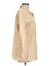 Zeagoo 100% Cotton Tan 3/4 Sleeve Button-Down Shirt Size L - photo 4