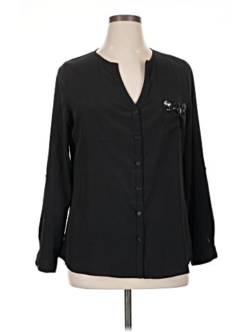 Six Degrees of Seperation Long Sleeve Blouse (view 1)