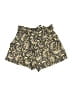 Omika 100% Viscose Paisley Gold Shorts Size XS - photo 2