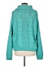 Dokotoo Solid Teal Turtleneck Sweater Size M - photo 2