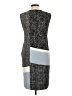Max Mara Graphic Gray Blue Casual Dress Size L (estimated) - photo 2