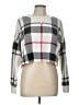 colsie Plaid White Pullover Sweater Size L - photo 1