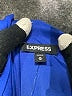Express 100% Polyester Solid Blue Jumpsuit Size M - photo 3