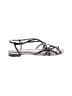 Tamara Mellon Silver Black Sandals Size 7 - photo 1