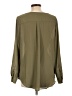 Apt. 9 100% Polyester Green Long Sleeve Blouse Size L - photo 2