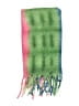 Assorted Brands 100% Polyester Green Pink Scarf One size - photo 2