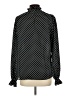 Tamara H. 100% Polyester Polka Dots Black Long Sleeve Blouse Size L - photo 2