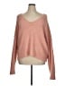Free People Solid Pink Pullover Sweater Size XL - photo 1