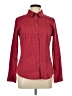 Talbots Polka Dots Red Long Sleeve Button-Down Shirt Size 10 - photo 1
