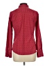 Talbots Polka Dots Red Long Sleeve Button-Down Shirt Size 10 - photo 2