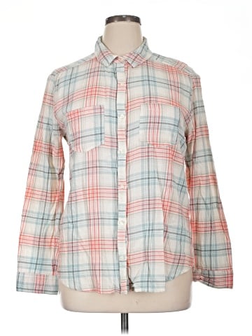 BP. Long Sleeve Button-Down Shirt (view 1)