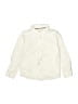 Zara Solid Ivory Long Sleeve Button-Down Shirt Size 4 - 5 - photo 1