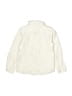Zara Solid Ivory Long Sleeve Button-Down Shirt Size 4 - 5 - photo 2