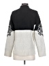 Ann Taylor LOFT Print Silver Turtleneck Sweater Size XS - photo 2