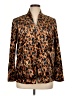 See U Soon Animal Print Gold Blazer Size XL - photo 1