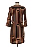 Karlie 100% Polyester Graphic Brown Casual Dress Size S - photo 2