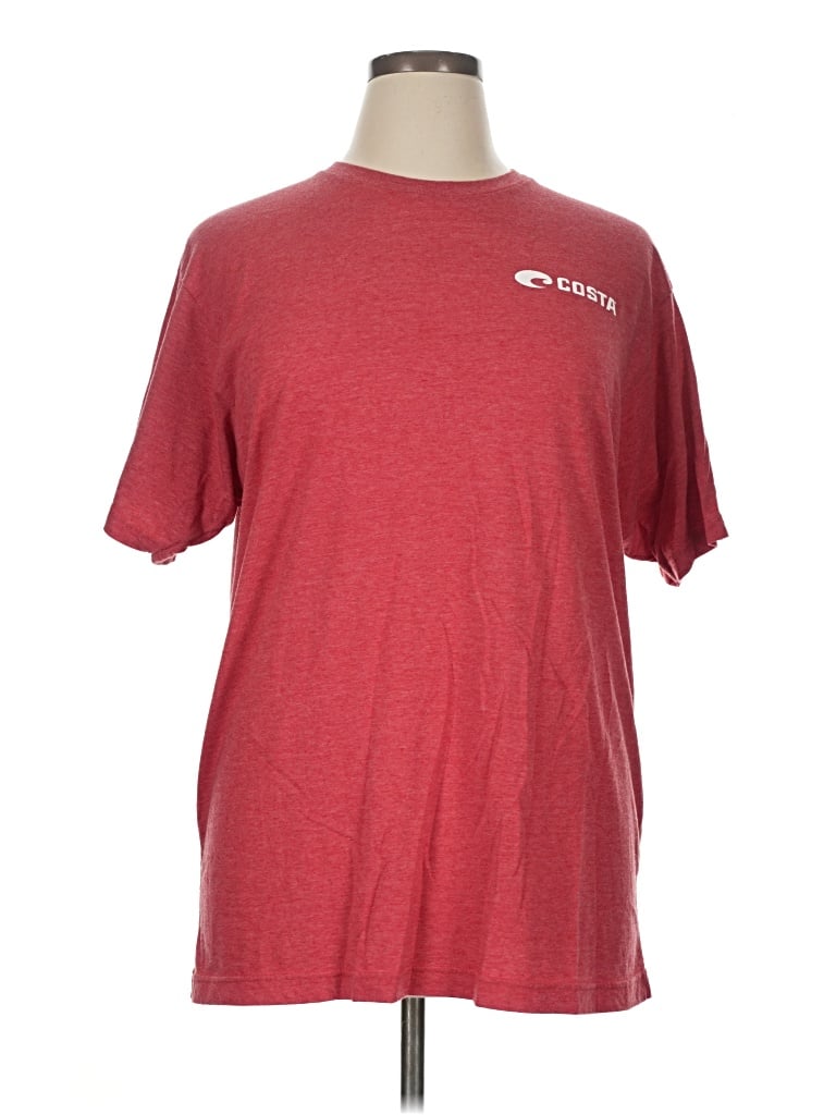 Pre-owned Costa Active T-shirt In Red