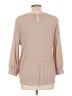Adrianna Papell Tan 3/4 Sleeve Blouse Size L - photo 2